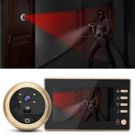 4.3in Camera Doorbell Motion Detection Shooting Recording Display Video Peephole
